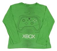 Zelené pyžamové triko s ovladačem X-Box Primark