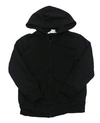 Černá propínací mikina s kapucí zn. H&M