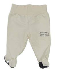 Smetanové polodupky s nápisem