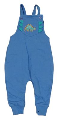 Modré laclové tepláky s dinosaurem Pep&Co