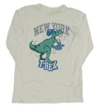 Bílé triko s dinem sfera