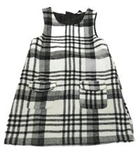 Černo-bílé kostkované šaty F&F