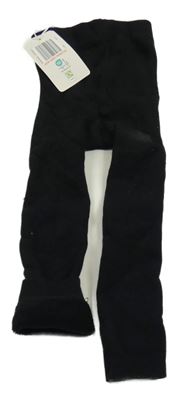 Nové - Černé punčochové thermo kamaše Lily & Dan