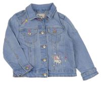 Modrá riflová bunda s kometou C&A