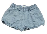 Světlemodré riflové kraťasy s mašlemi F&F