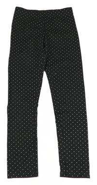 Tmavošedé puntíkaté legíny H&M