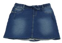 Modrá tepláková riflová sukně C&A