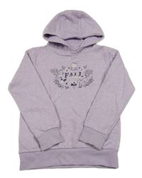 Lila mikina se zvířátky a kapucí Topolino 