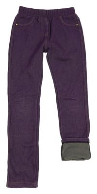 Purpurové zateplené tregíny Topolino 