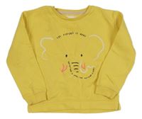 Žlutá mikina se slonem M&S