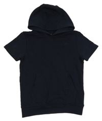 Tmavomodrá tepláková vesta s dinosaurem a kapucí V by Very