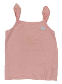 Světlerůžový top s volánky Topolino 