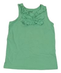 Světlezelený top s volánky LC Waikiki