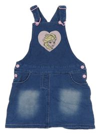 Modrá tepláková riflová laclová sukně s Elsou C&A