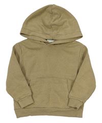Písková mikina s kapsou a kapucí H&M