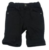Černé skinny riflové kraťasy Denim Co.
