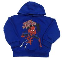 Safírová oversize mikina se Spidermanem a kapucí PRIMARK