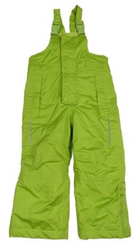 Zelené šusťákové zimní oteplovačky impidimpi