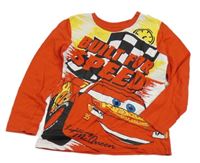 Červeno-bílo-žluté triko s Cars C&A