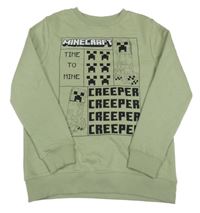 Světlekhaki mikina s Minecraft George