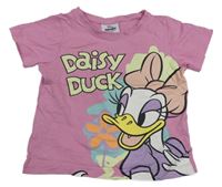 Růžové tričko s Daisy PRIMARK