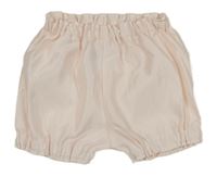 Světlerůžové saténové kraťasy 