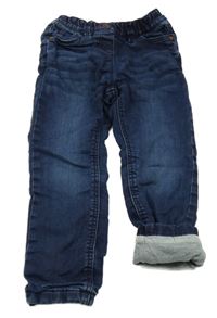 Tmavomodré podšité rifle C&A