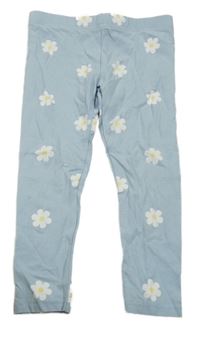 Světlemodré květované legíny PRIMARK