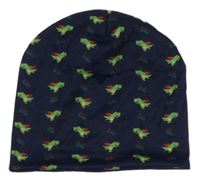 Tmavomodrá čepice s dinosaury Kiki&Koko