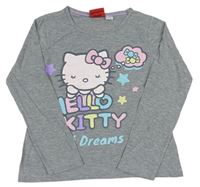 Šedé triko s Hello Kitty Sanrio