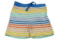 Bílo-barevné pruhované bavlněné kraťasy Primark