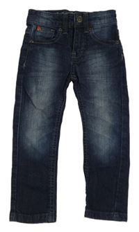 Tmavomodré skinny rifle