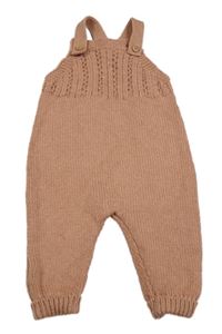 Starorůžové pletené laclové tepláky George