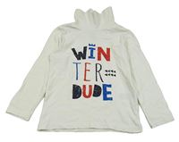 Smetanový rolák s nápisem Lupilu