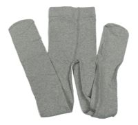 Šedé melírované punčocháče H&M