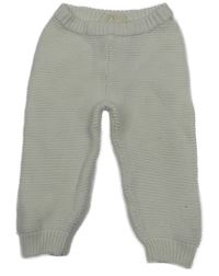 Smetanové pletené tepláky Lupilu