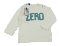 Nové - Smetanové triko s nápisem Tumble 'n Dry