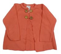 Korálový propínací svetr