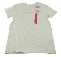 Nové - Smetanové pruhované tričko Primark