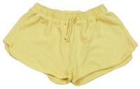 Žluté teplákové kraťasy Zara