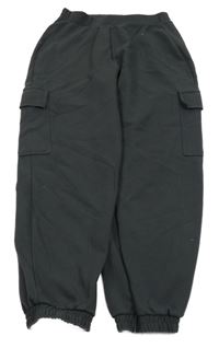 Antracitové cargo tepláky Zara