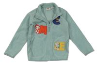 Světlezelená fleecová propínací mikina s Paw Patrol Nickelodeon