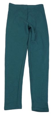 Tmavozelené zateplené legíny George