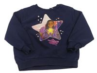 Tmavomodrá mikina s potiskem - Přání zn. H&M