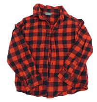 Červeno-černá kostkovaná košile Primark