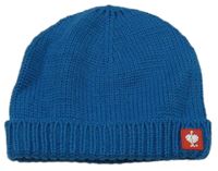 Modrá pletená čepice s logem engelbert strauss