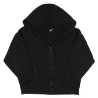 Černá propínací mikina s kapucí George