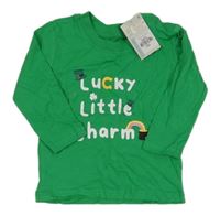 Nové - zelené triko s nápisem Primark