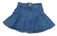 Modrá riflová sukně 