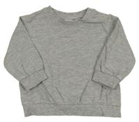 Šedá melírovaná lehká mikina H&M